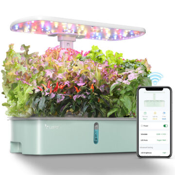 LetPot Air 10-Pods Smart Indoor Hydroponic Garden – Grow More Herbs, Greens & Veggies
