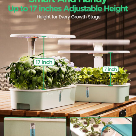 LetPot Air 10-Pods Smart Indoor Hydroponic Garden – Grow More Herbs, Greens & Veggies - Image 4