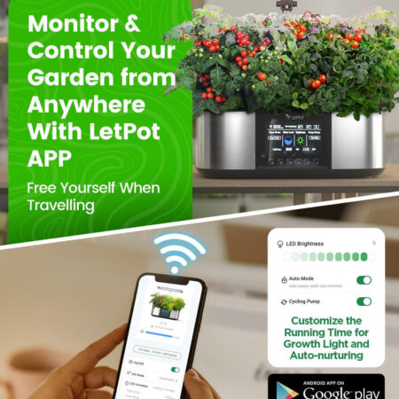 LetPot Max 21-Pod Smart Indoor Hydroponic Garden – Fully Automated Premium System for Herbs & Vegetables - Image 2