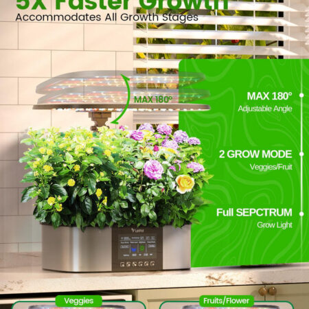 LetPot Max 21-Pod Smart Indoor Hydroponic Garden – Fully Automated Premium System for Herbs & Vegetables - Image 5