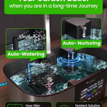 LetPot Max 21-Pod Smart Indoor Hydroponic Garden – Fully Automated Premium System for Herbs & Vegetables - Image 3