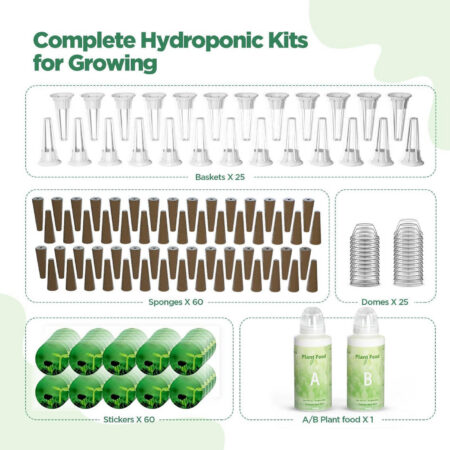 LetPot 172Pcs Hydroponics System Replacement Pod Kits (Suitable for Max/Senior/Air/Lite) - Image 2