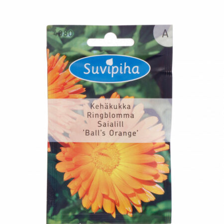 Calendula 'Balls Orange' Seeds – Bright Orange Blooms for Beds, Pots & Smart Gardens – 40–50 cm – 1g