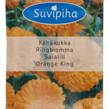 Calendula 'Orange King' Seeds – Bright Summer Blooms for Beds, Bouquets & Smart Gardens – 40–50 cm – 1g