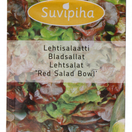 Red Salad Bowl Lettuce Seeds – Fast-Growing Loose Leaf Lettuce for Smart Indoor & Hydroponic Gardens – 0.7g