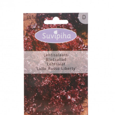 Lollo Rosso Lettuce 'Liberty' F1 Seeds – Deep Red Leafy Lettuce for Smart Indoor & Hydroponic Gardens – 0.1g