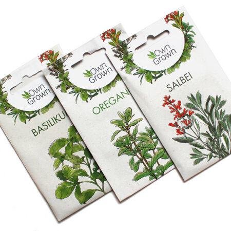 OriBon Black Collection – 3 Origami Plant Pots with Herb Seeds Included - Image 3