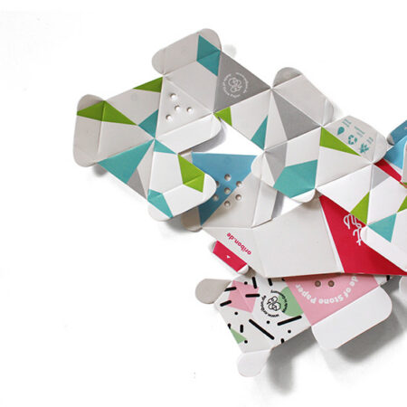 OriBon Modern Collection – 3 Origami Plant Pots with BIO Microgreen Seeds Included - Image 5