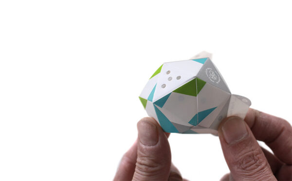 OriBon Modern Collection – Origami Plant Pot with BIO Microgreen Seeds Included - Image 2