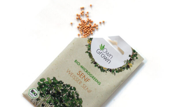 OriBon Modern Collection – Origami Plant Pot with BIO Microgreen Seeds Included - Image 3