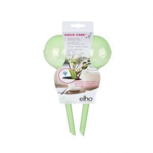Elho Aqua Care Plant Watering System – Lime Green – 2 Pack – Easy Indoor Self-Watering Globes