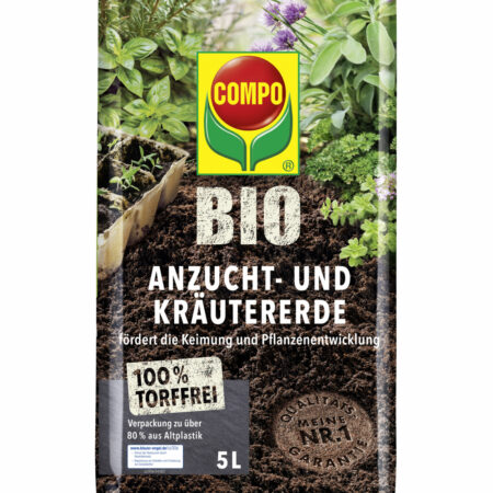 Compo BIO Seedling and Herb Potting Soil 5L
