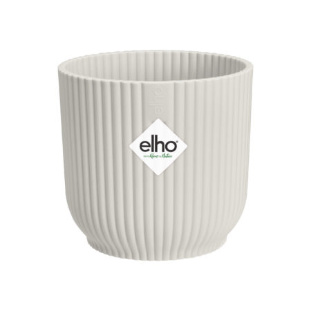 Elho Vibes Fold Mini Decorative Flower Pot 0.2L – Silky White (Ø7 cm)