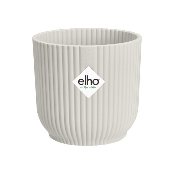 Elho Vibes Fold Mini Decorative Flower Pot 0.2L – Silky White (Ø7 cm)