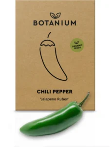Botanium mahedad jalapeño tšilli seemned – sisetingimuste hüdropoonikale ja nutiaedadele