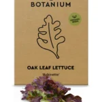 Botanium Organic Oak Leaf Lettuce Seeds – Red Crisp Variety for Indoor Hydroponic Gardens
