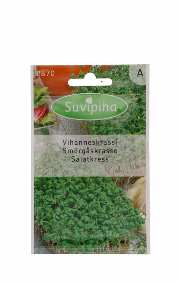 Garden Cress Seeds 3.5g – Fast-Growing Salad Cress (Lepidium sativum)