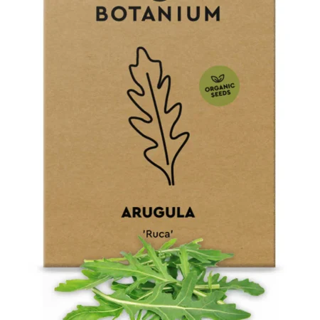 Botanium Organic Arugula Seeds – Fast-Growing ‘Ruca’ for Indoor Hydroponic Gardens
