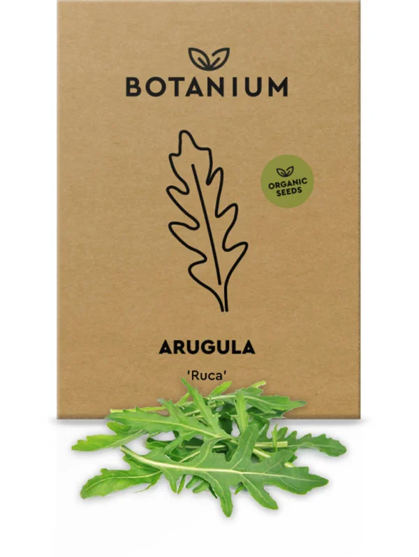 Botanium Organic Arugula Seeds – Fast-Growing ‘Ruca’ for Indoor Hydroponic Gardens
