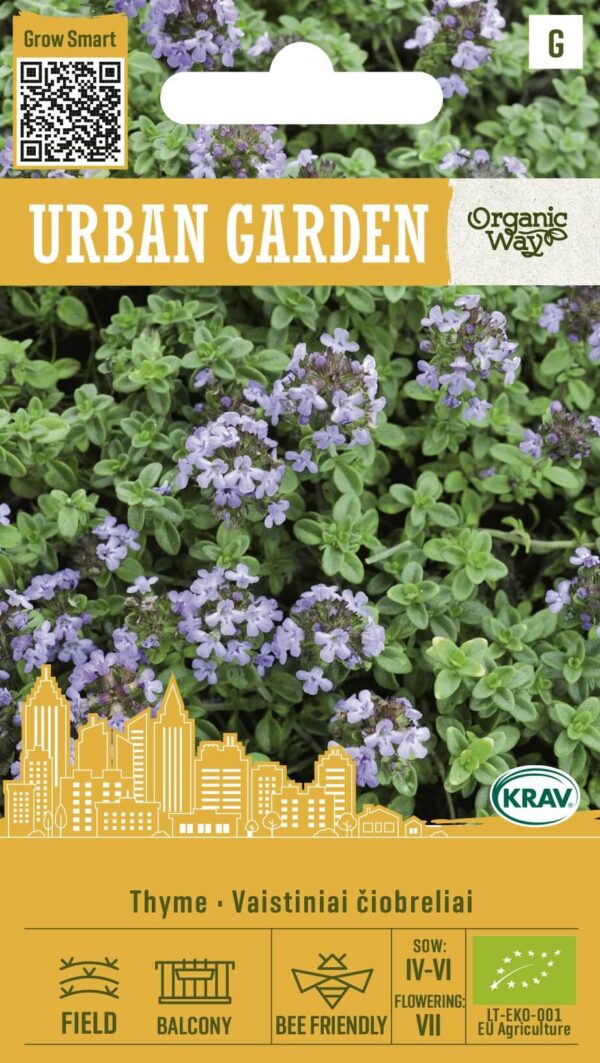 Organic Thyme Seeds | Perennial Culinary Herb for Hydroponic & Smart Indoor Gardens