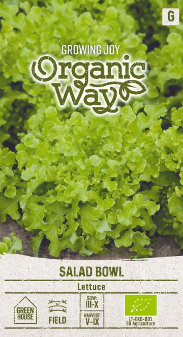 Organic Lettuce Salad Bowl Seeds | Fast-Growing Leaf Lettuce for Hydroponics & Smart Indoor Gardens