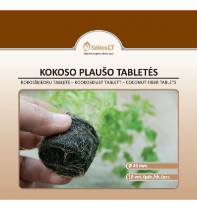 Coco Pellets 35mm – 12pcs | Peat-Free Seed Starter Plugs for Hydroponics & Indoor Gardening