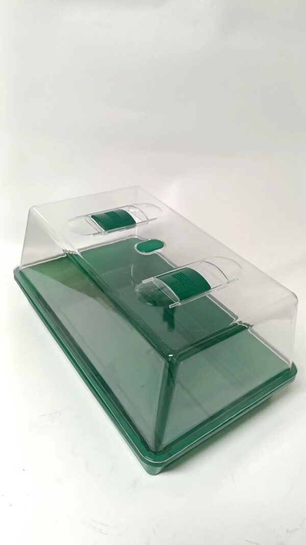 Indoor Greenhouse 38×24×18 cm – Compact Propagation Dome for Seeds, Cuttings & Hydroponic Starts