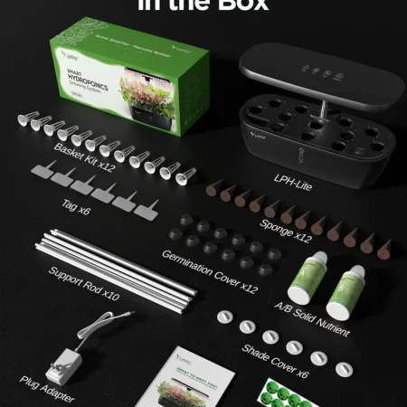 LetPot Lite 12-Pod Smart Indoor Hydroponic Garden – Spacious System for Herbs & Greens - Image 2
