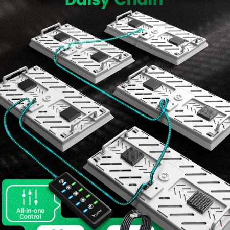 LetPot Smart Grow Lights for Indoor Plants (100W) – Full Spectrum, App + Remote, Standing or Hanging (EU Adapter) - Image 5