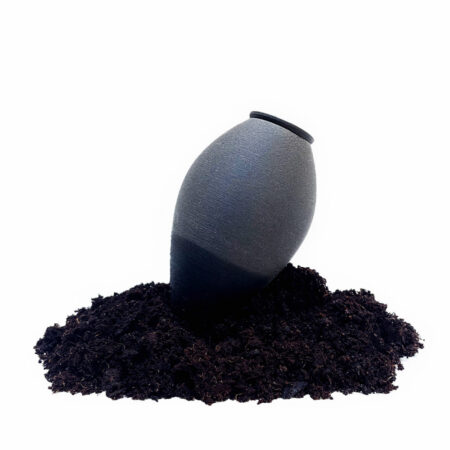 CitySens Hydrating Olla – Black Natural Irrigation Amphora for Indoor Plants, 35 cl Capacity - Image 3