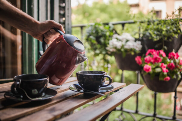 CitySens 3-Pack Wall Planters with Textile Covers and Self-Watering – Black Vertical Planter Set