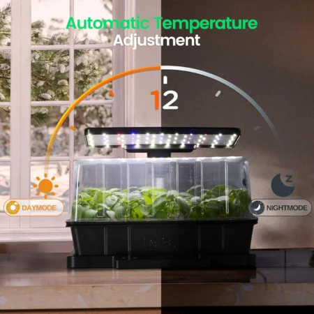 LetPot SS-Pro Smart Seed Starter Kit – 24W Full Spectrum Grow Light + 24W Heated Base with App Control - Image 7