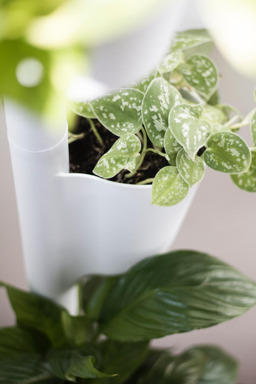 CitySens Vertical Planter – White 3 Pots with Automatic Watering Digital Kit - Image 8