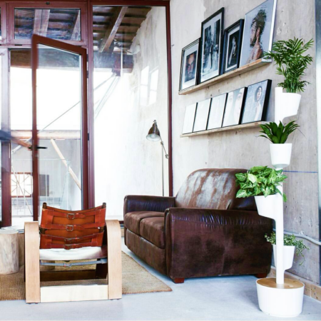 CitySens Vertical Planter – White 4 Pots with Automatic Watering Digital Kit - Image 8