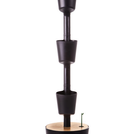 CitySens Vertical Planter – Black 3 Pots with Wi-Fi Smart Watering Kit - Image 9
