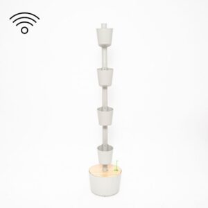 CitySens vertikaalne taimepott – hall 4-pesaline Wi-Fi nutikastmise komplektiga
