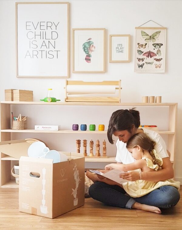 CitySens Indoor Urban Garden with Seeds – White 3 Pots with Digital Watering Kit