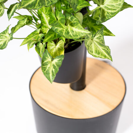CitySens Vertical Planter – Black 4 Pots with Wi-Fi Smart Watering Kit - Image 4
