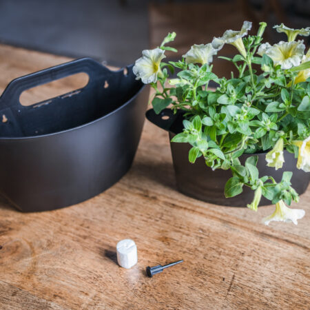 CitySens 3-Pack Wall Planters with Textile Covers – Black Vertical Wall Planter Set with Recycled Covers - Image 4