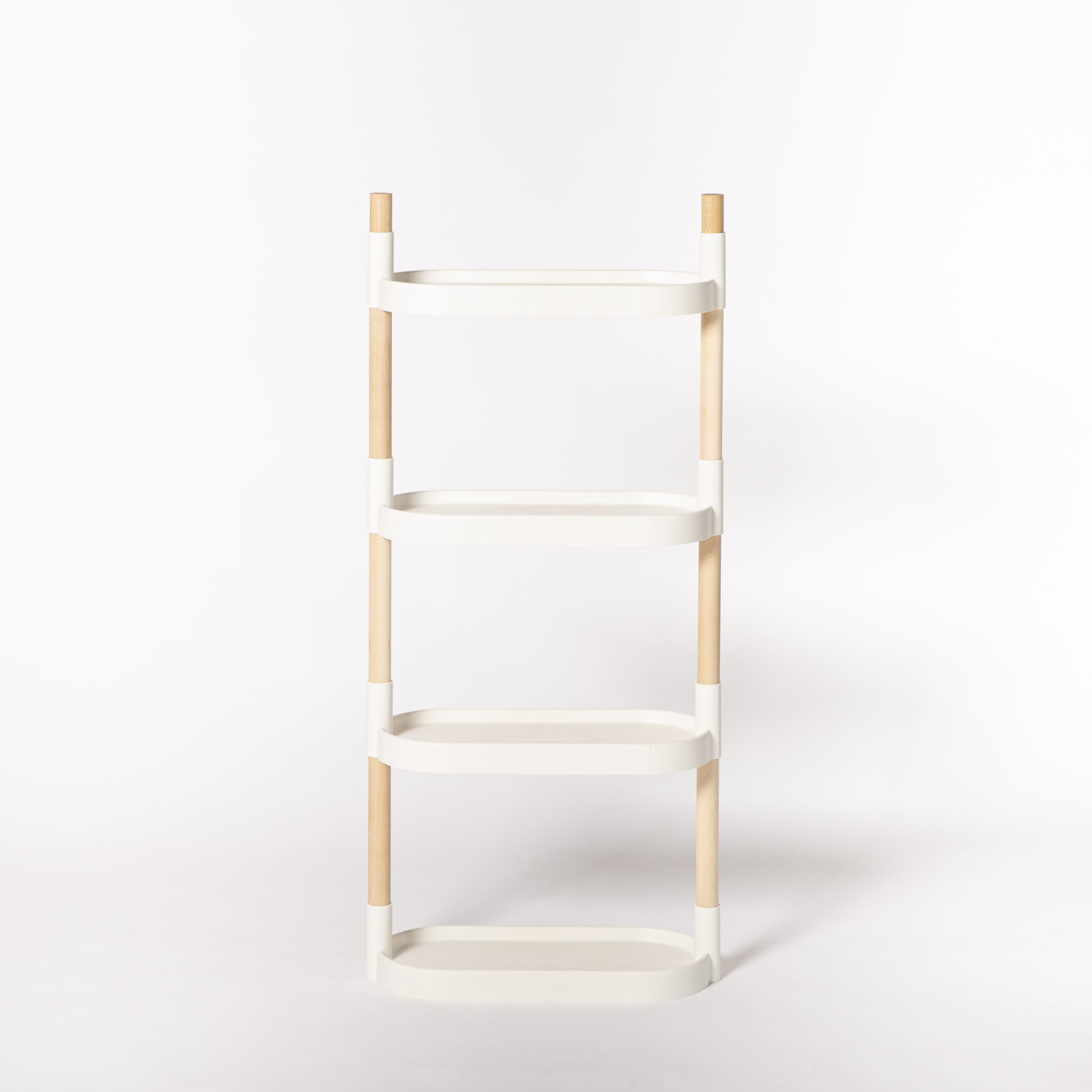 CitySens Modular Plant Shelf – White 4-Tray Indoor Vertical Gardening Shelf - Image 4