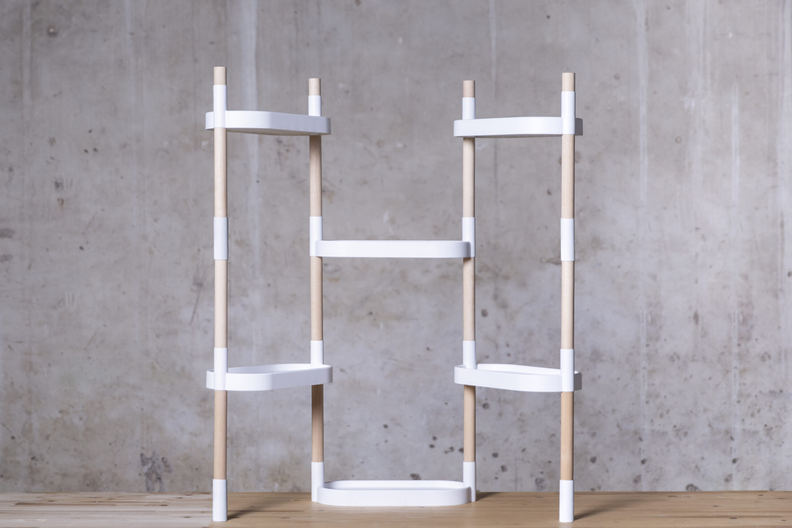 CitySens Modular Plant Shelf – White 6-Tray Indoor Vertical Gardening Shelf - Image 6