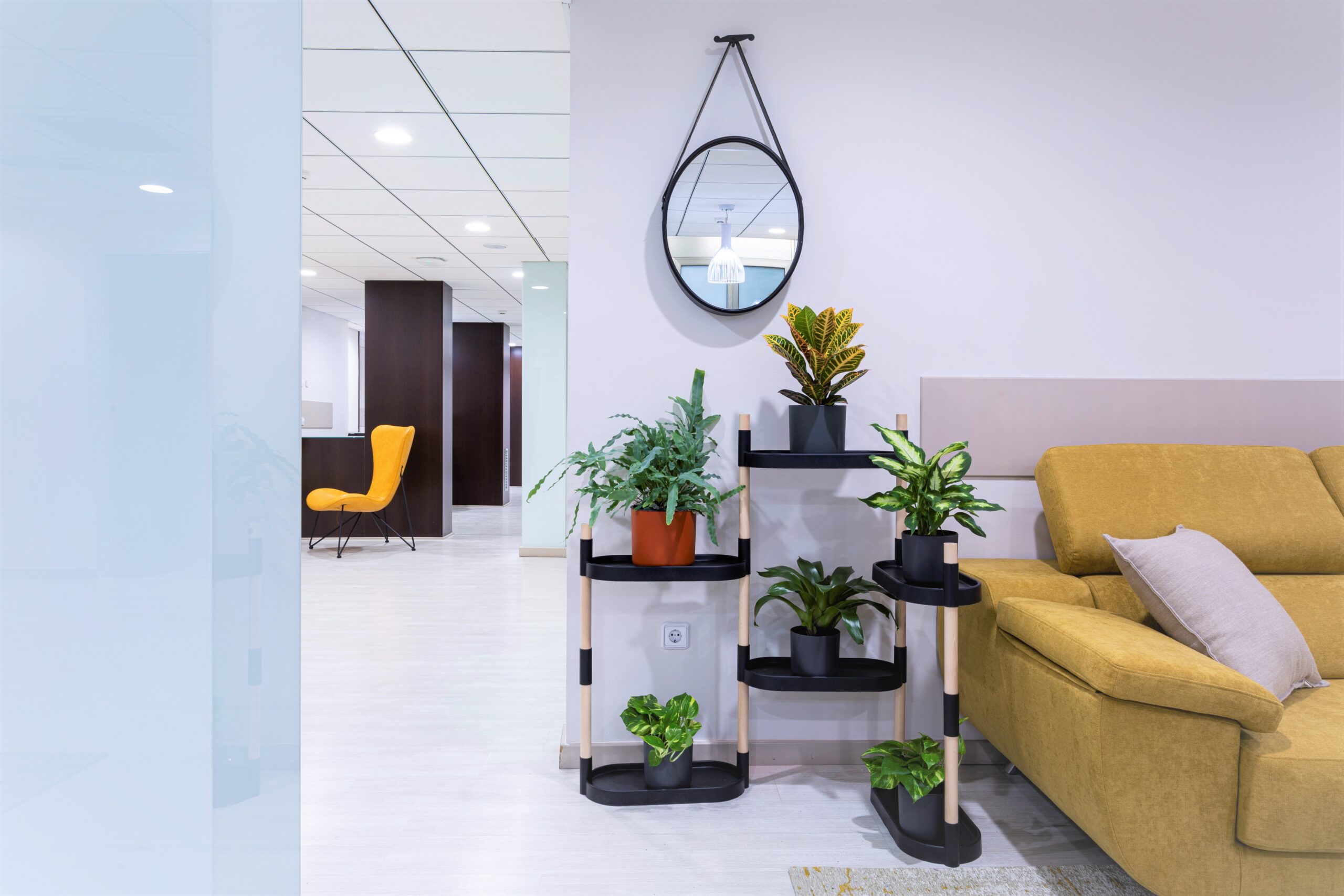 CitySens Modular Plant Shelf – Black 6-Tray Indoor Vertical Gardening Shelf - Image 7