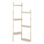 CitySens Modular Plant Shelf – Gray 6-Tray Indoor Vertical Gardening Shelf
