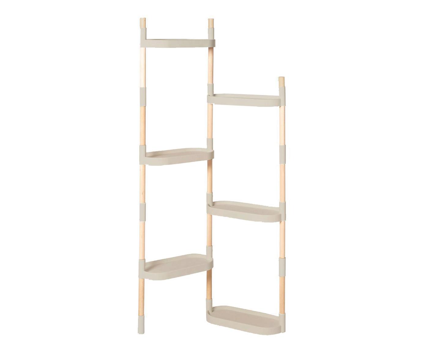 CitySens Modular Plant Shelf – Gray 6-Tray Indoor Vertical Gardening Shelf - Image 1