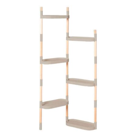 CitySens Modular Plant Shelf – Gray 6-Tray Indoor Vertical Gardening Shelf - Image 5