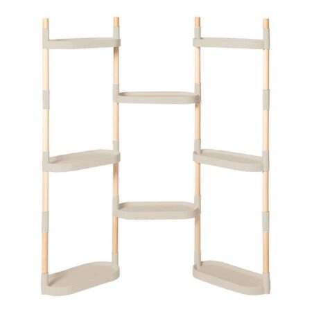 CitySens Modular Plant Shelf – Gray 8-Tray Indoor Vertical Gardening Shelf - Image 5