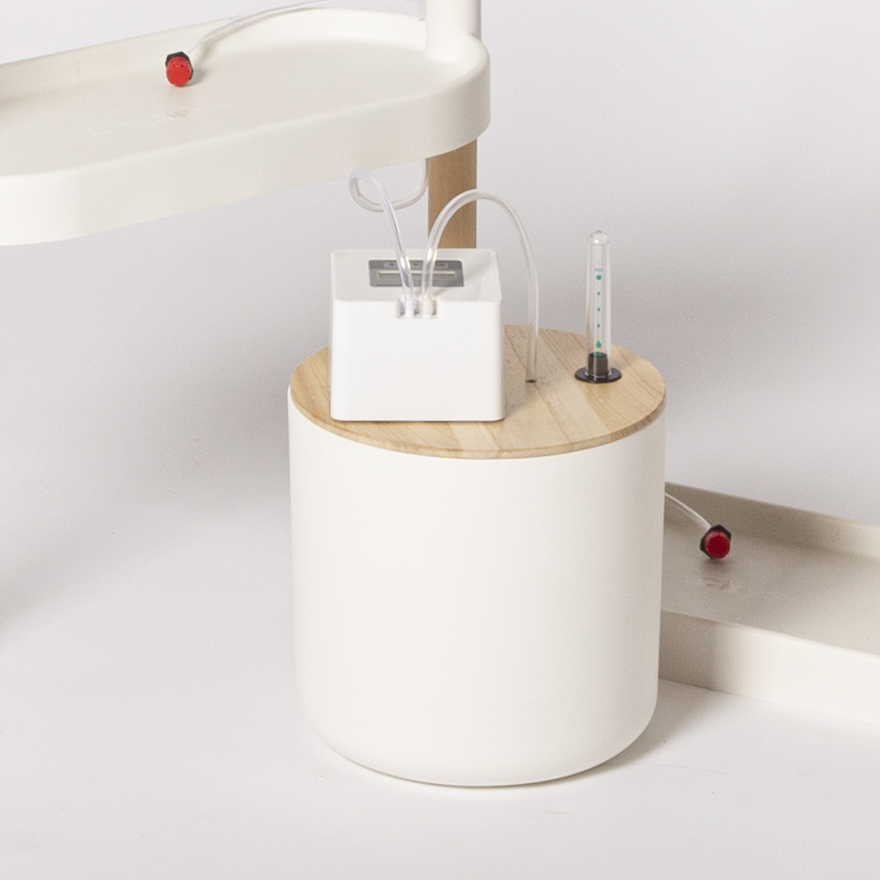 CitySens Automatic Drip Irrigation System – White 7L Water Reservoir with 12 Drippers - Image 1