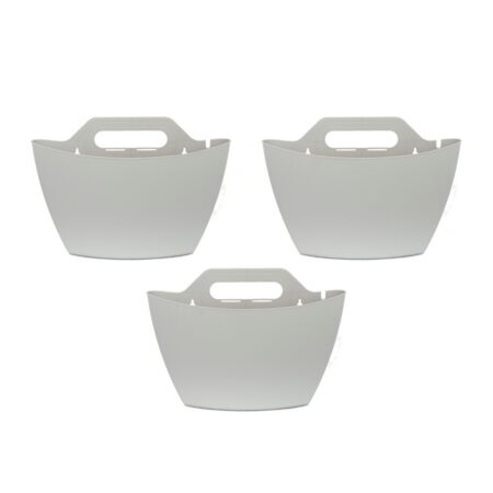 CitySens 3-Pack Wall Planters – Gray Vertical Wall Planter Set for Indoor and Outdoor Plants