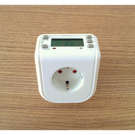 CitySens Digital Timer – White Irrigation Timer for CitySens Vertical Planter, EU Plug Weekly Watering Controller - Image 2