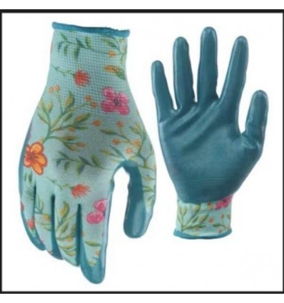 Gloves with nitrile light blue d9